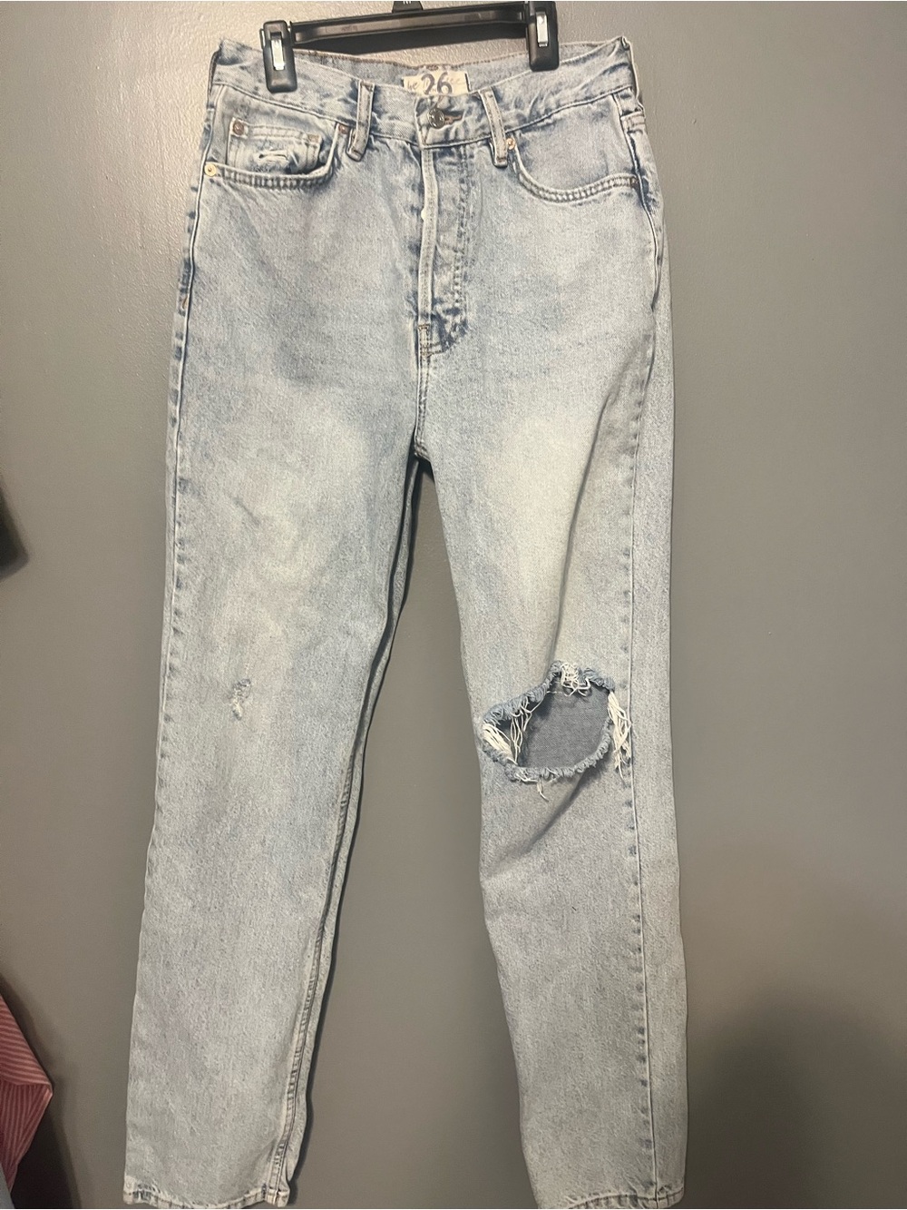 We The Free Light Wash Denim pants  -